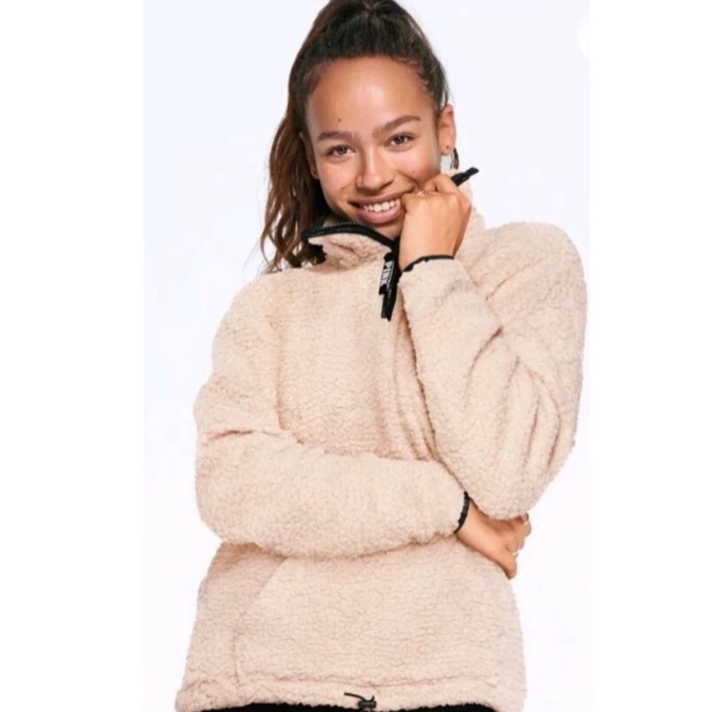 Pink By Victoria Secret | Sherpa Champagne Jacket